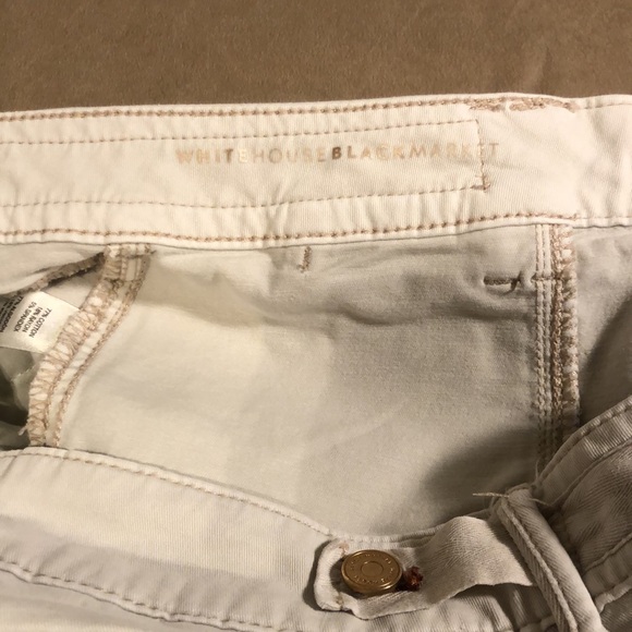 White House Black Market Size 8 Straight Crop Pants - Picture 5 of 9